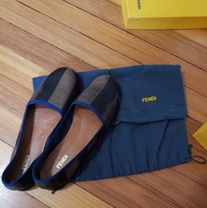 Fendi Striped Espadrilles